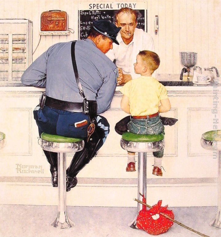 Norman Rockwell The Runaway